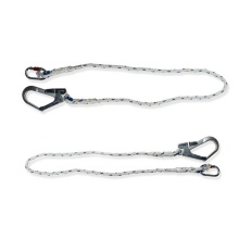 Factory supply attractive price carabiner absorbing lanyard for protection rope safety